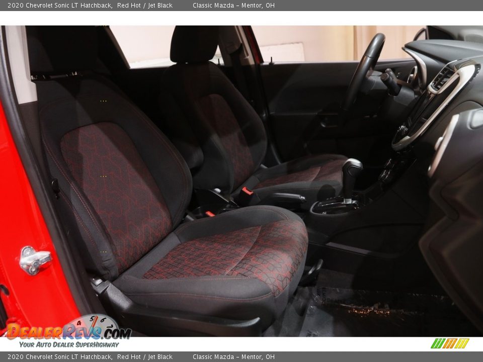 2020 Chevrolet Sonic LT Hatchback Red Hot / Jet Black Photo #13