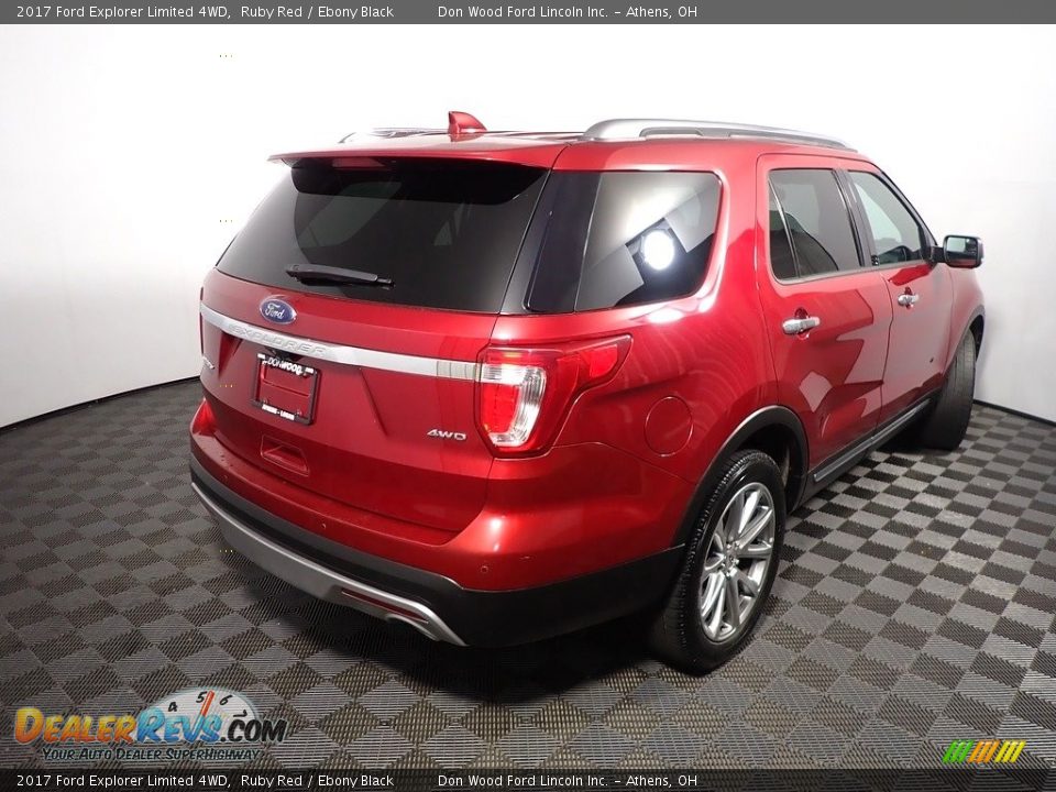 2017 Ford Explorer Limited 4WD Ruby Red / Ebony Black Photo #20