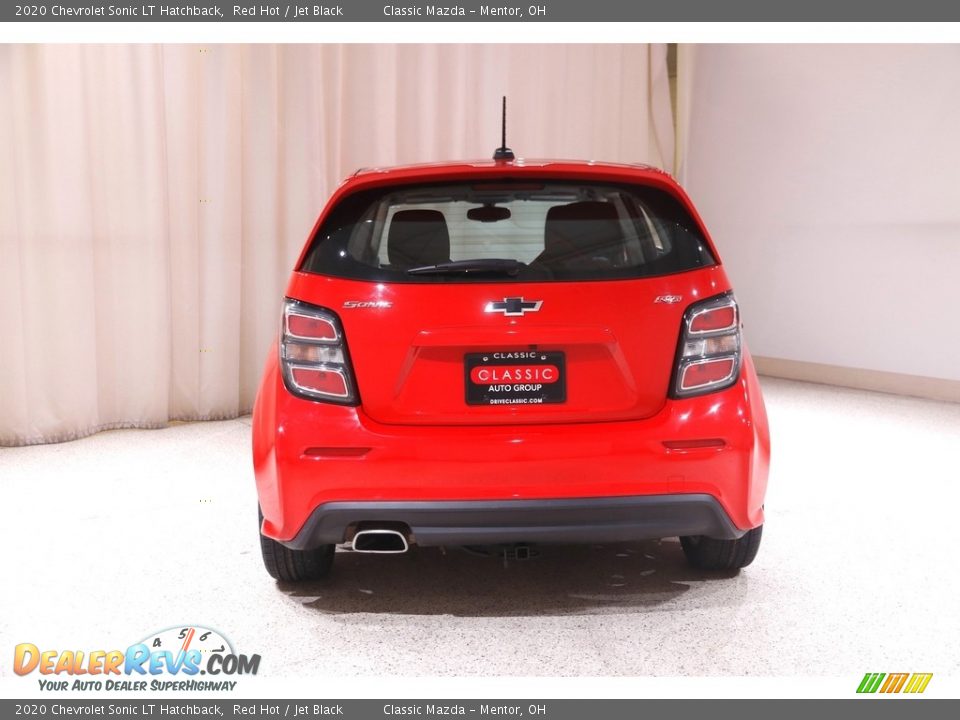 2020 Chevrolet Sonic LT Hatchback Red Hot / Jet Black Photo #16