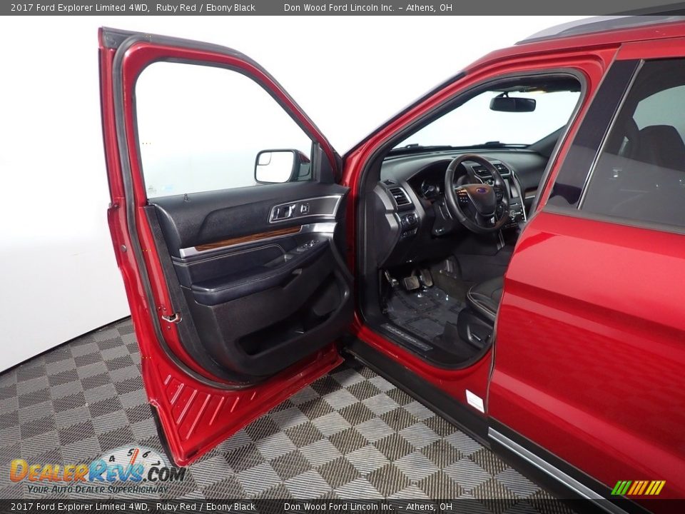 2017 Ford Explorer Limited 4WD Ruby Red / Ebony Black Photo #22