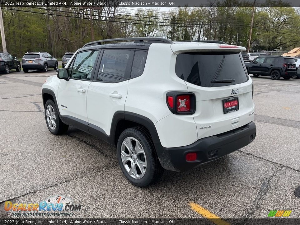 2023 Jeep Renegade Limited 4x4 Alpine White / Black Photo #8