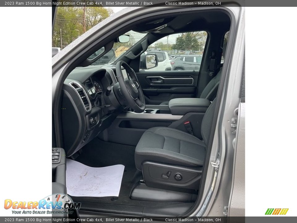 2023 Ram 1500 Big Horn Night Edition Crew Cab 4x4 Billet Silver Metallic / Black Photo #2