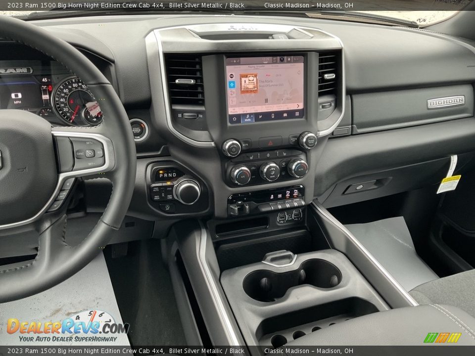 2023 Ram 1500 Big Horn Night Edition Crew Cab 4x4 Billet Silver Metallic / Black Photo #6