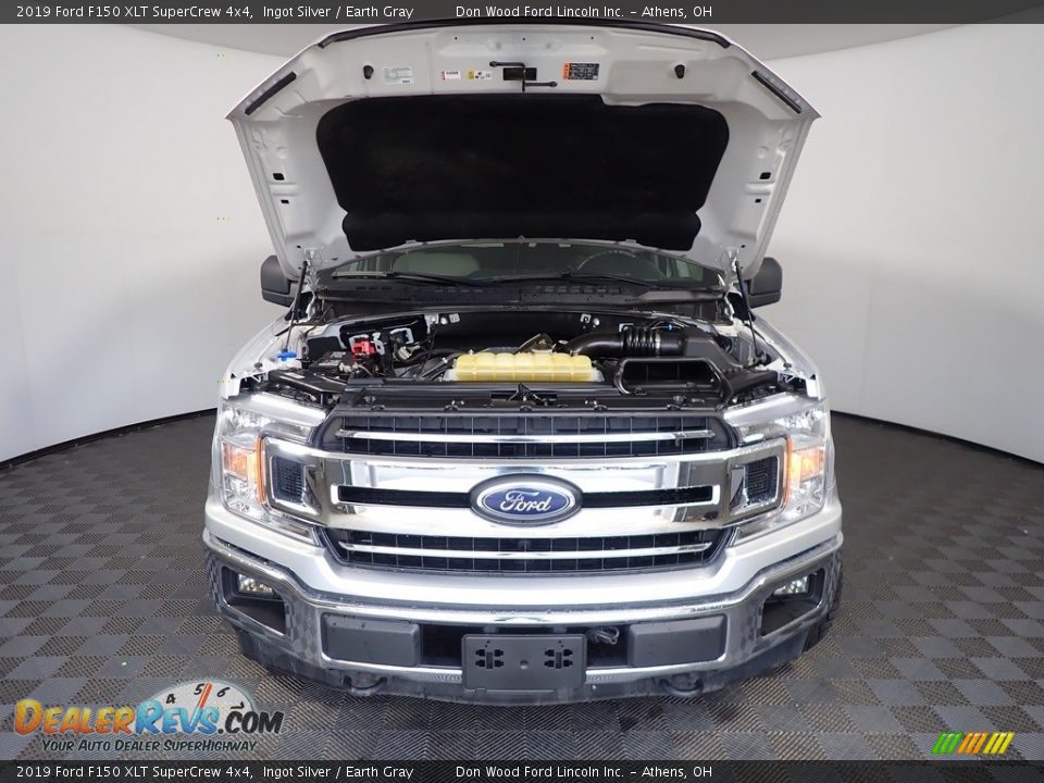 2019 Ford F150 XLT SuperCrew 4x4 Ingot Silver / Earth Gray Photo #6