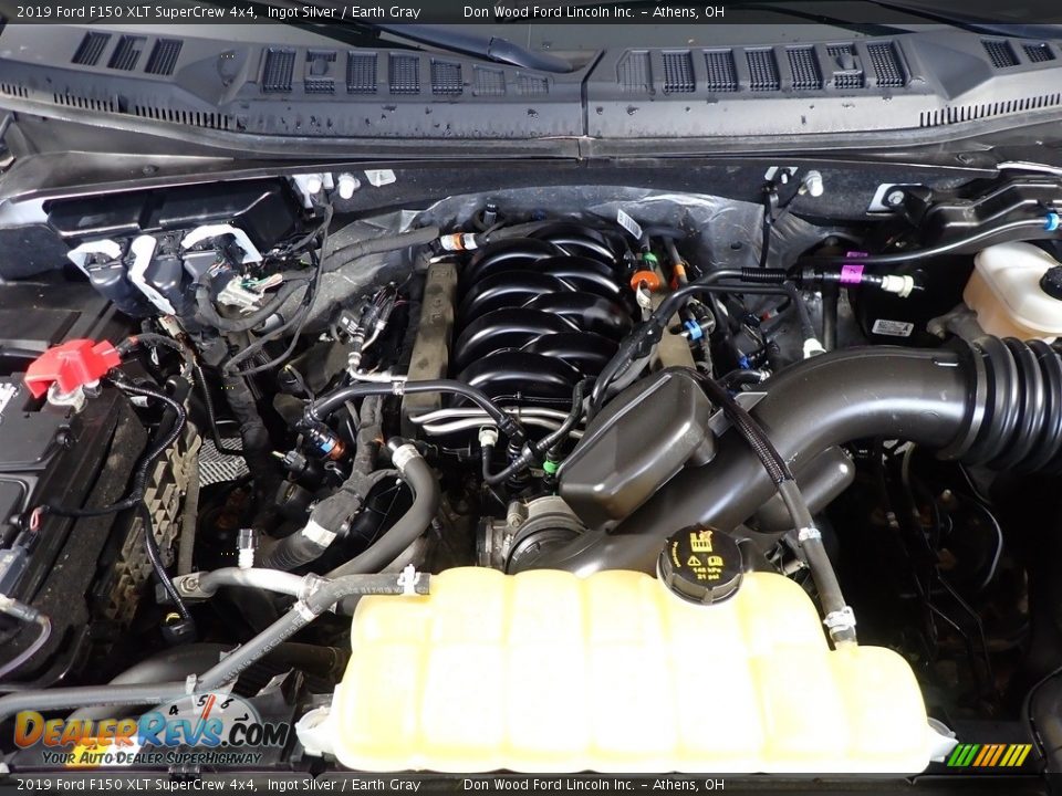 2019 Ford F150 XLT SuperCrew 4x4 Ingot Silver / Earth Gray Photo #7
