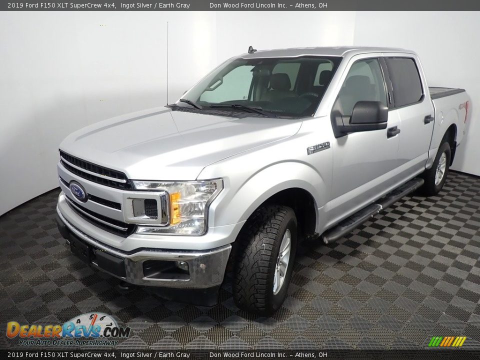 2019 Ford F150 XLT SuperCrew 4x4 Ingot Silver / Earth Gray Photo #9