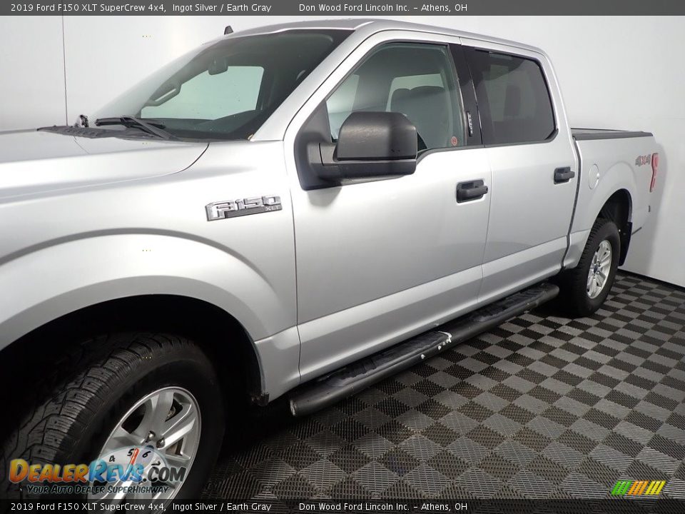 2019 Ford F150 XLT SuperCrew 4x4 Ingot Silver / Earth Gray Photo #10