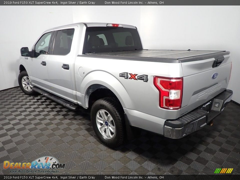 2019 Ford F150 XLT SuperCrew 4x4 Ingot Silver / Earth Gray Photo #12