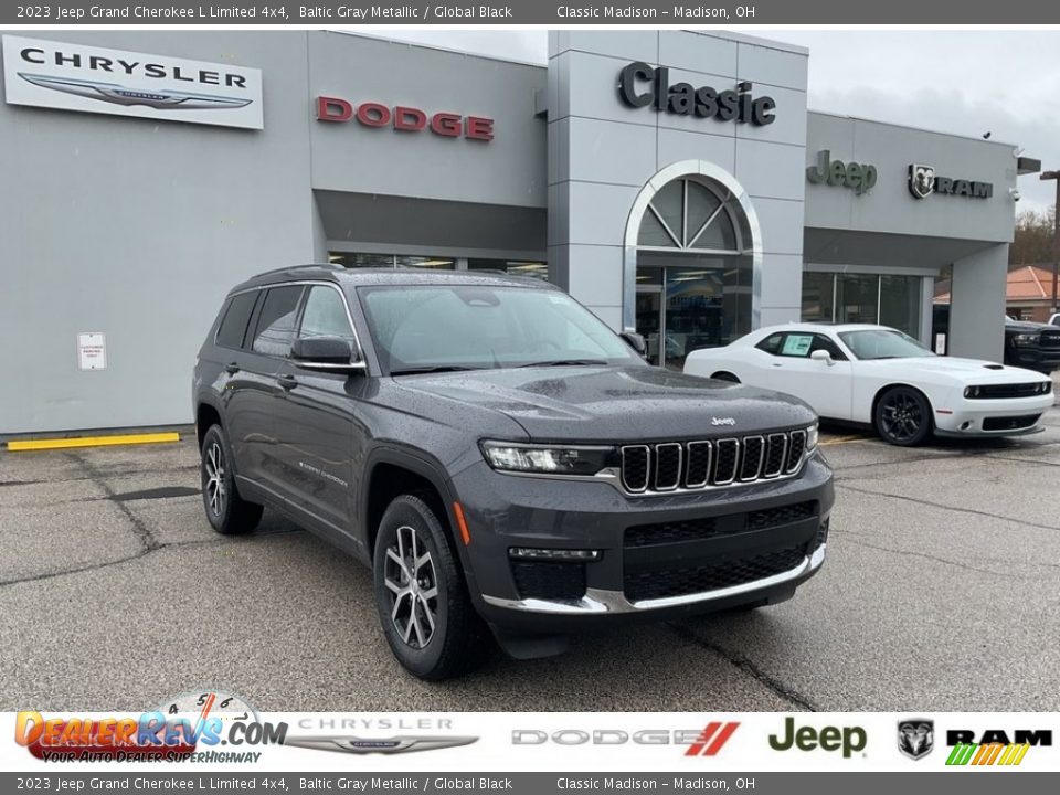 2023 Jeep Grand Cherokee L Limited 4x4 Baltic Gray Metallic / Global Black Photo #1