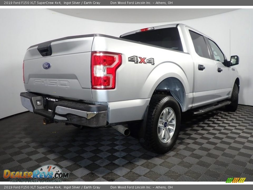 2019 Ford F150 XLT SuperCrew 4x4 Ingot Silver / Earth Gray Photo #15