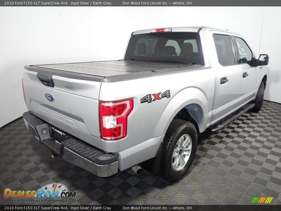 2019 Ford F150 XLT SuperCrew 4x4 Ingot Silver / Earth Gray Photo #16