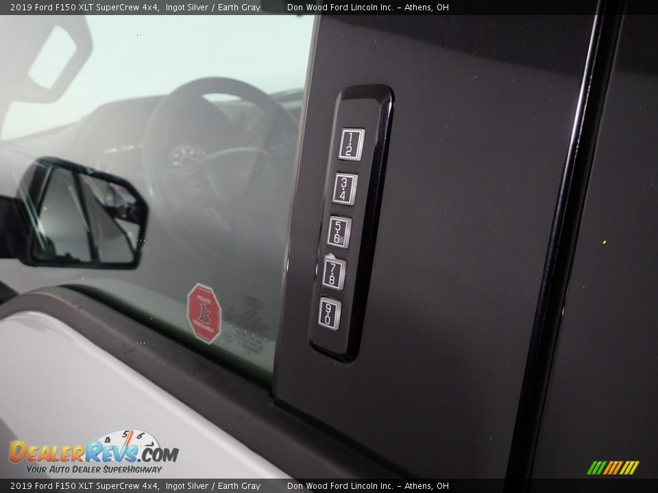 2019 Ford F150 XLT SuperCrew 4x4 Ingot Silver / Earth Gray Photo #17