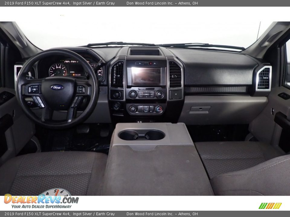 2019 Ford F150 XLT SuperCrew 4x4 Ingot Silver / Earth Gray Photo #22