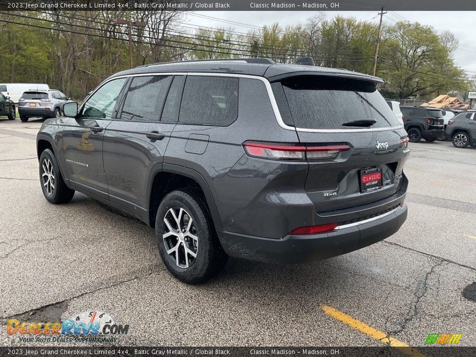 2023 Jeep Grand Cherokee L Limited 4x4 Baltic Gray Metallic / Global Black Photo #10