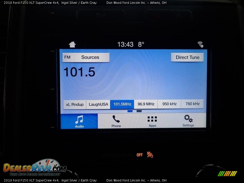 2019 Ford F150 XLT SuperCrew 4x4 Ingot Silver / Earth Gray Photo #24