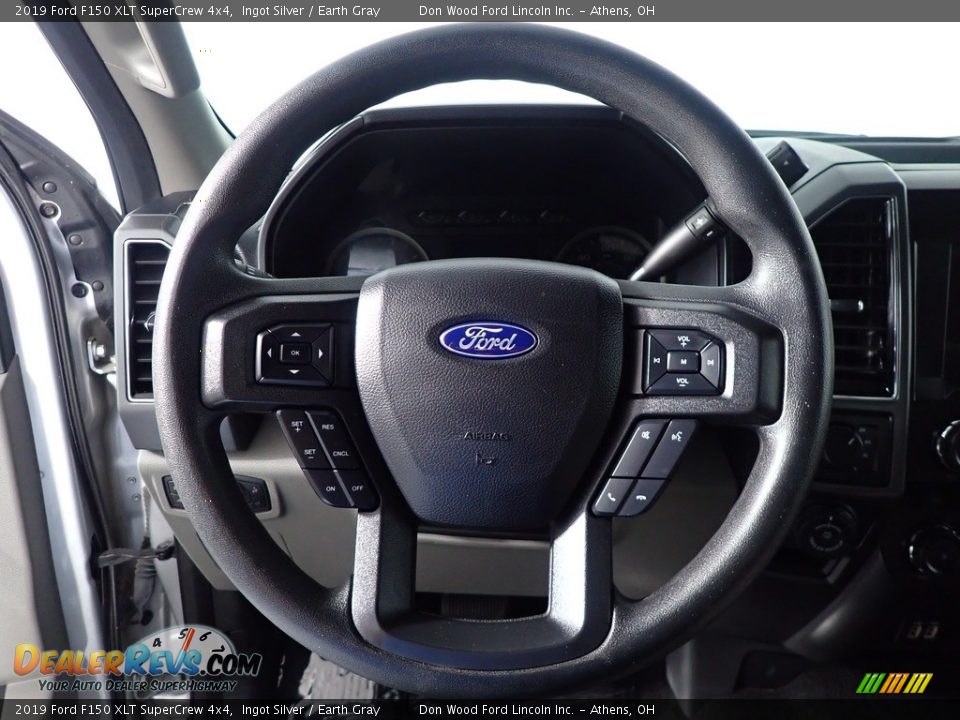 2019 Ford F150 XLT SuperCrew 4x4 Ingot Silver / Earth Gray Photo #25