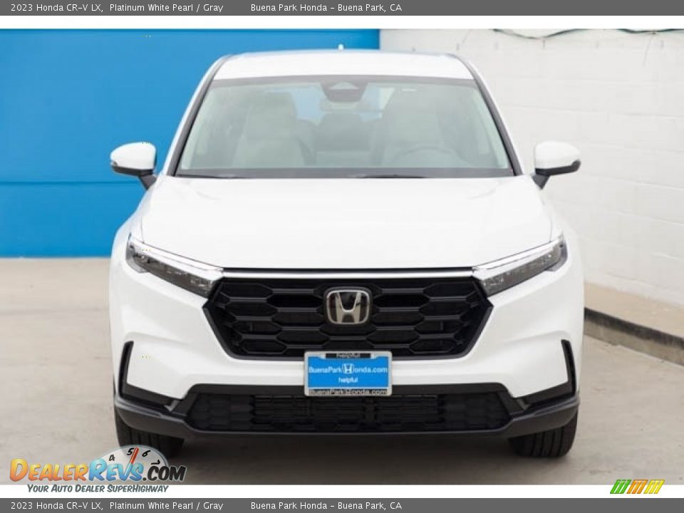 2023 Honda CR-V LX Platinum White Pearl / Gray Photo #3