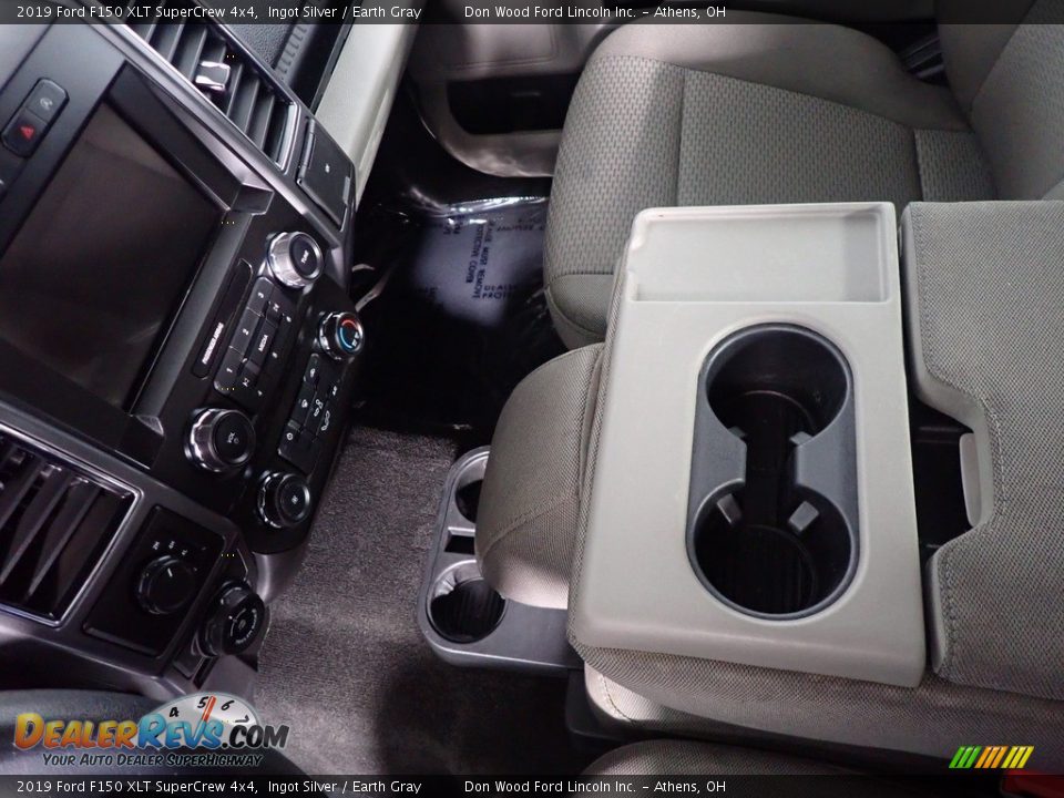 2019 Ford F150 XLT SuperCrew 4x4 Ingot Silver / Earth Gray Photo #31