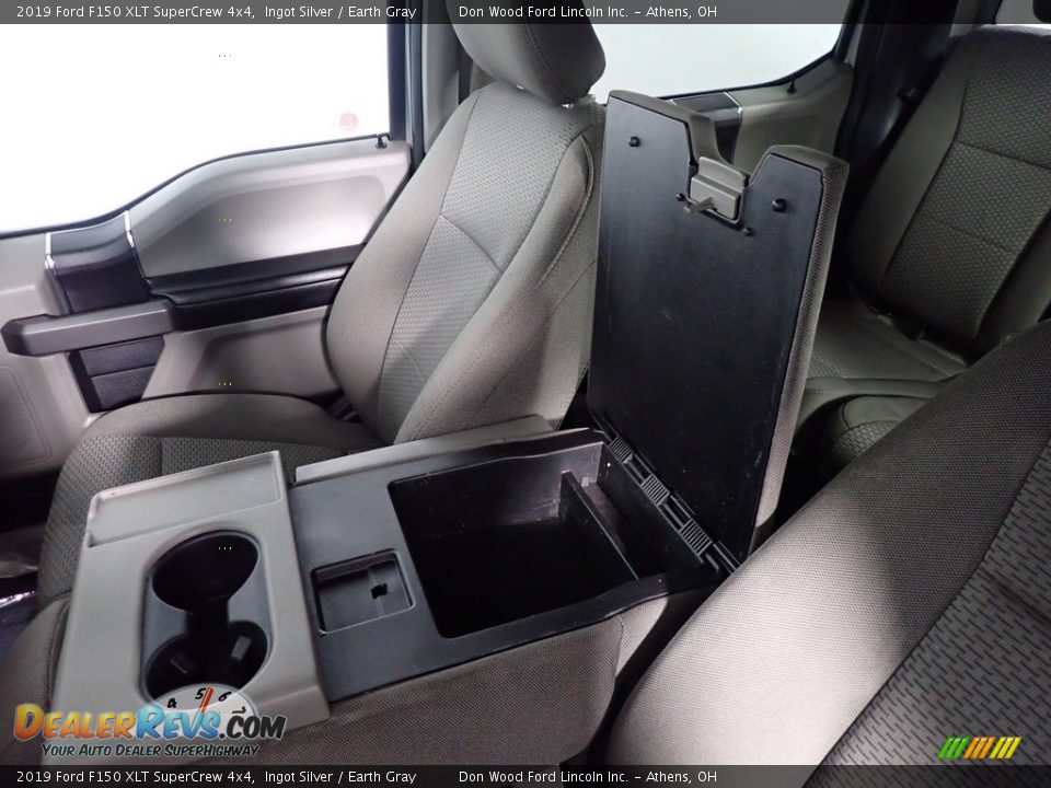 2019 Ford F150 XLT SuperCrew 4x4 Ingot Silver / Earth Gray Photo #32