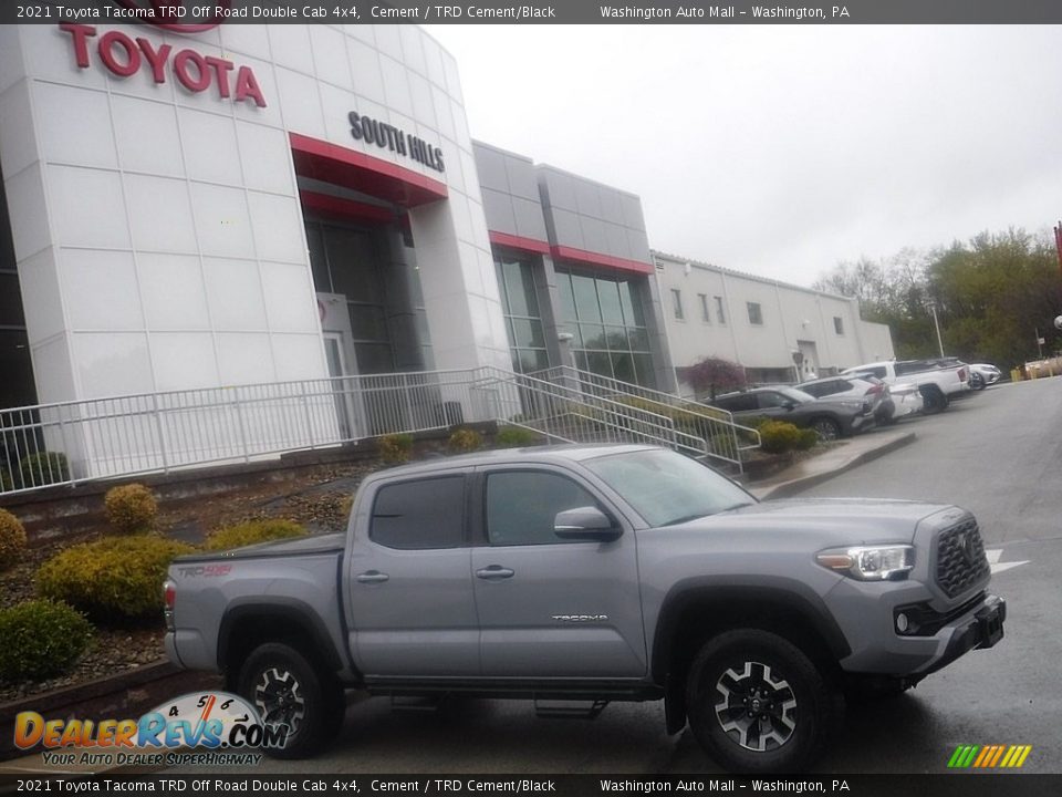 2021 Toyota Tacoma TRD Off Road Double Cab 4x4 Cement / TRD Cement/Black Photo #2