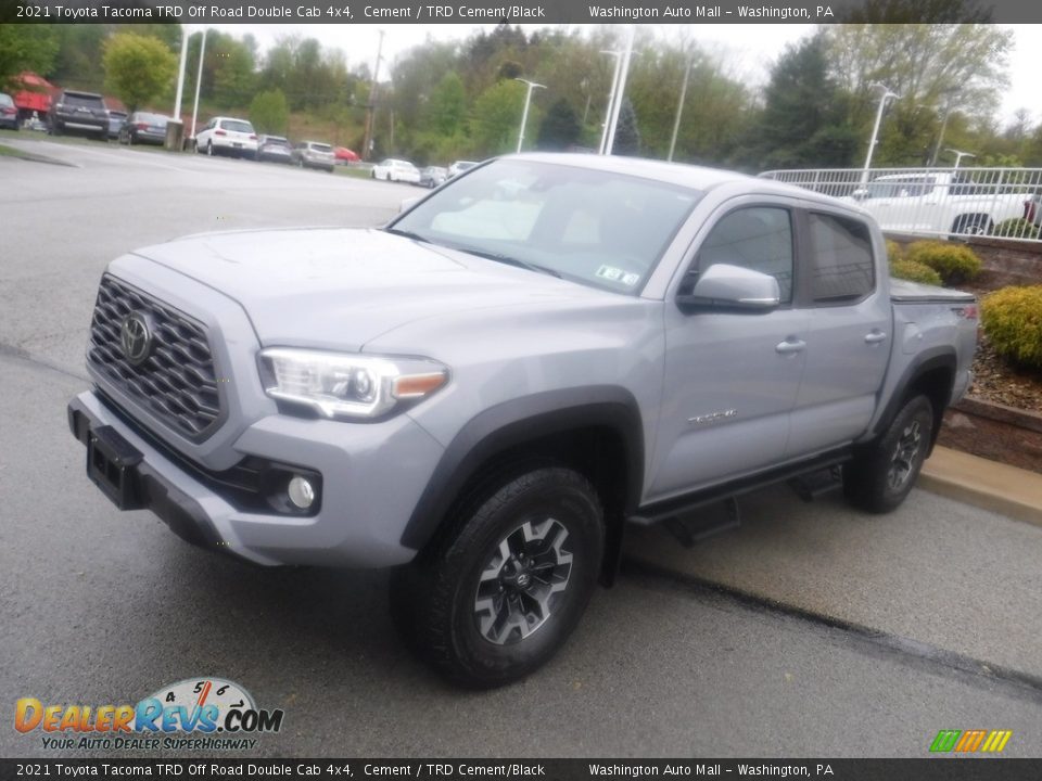 2021 Toyota Tacoma TRD Off Road Double Cab 4x4 Cement / TRD Cement/Black Photo #14