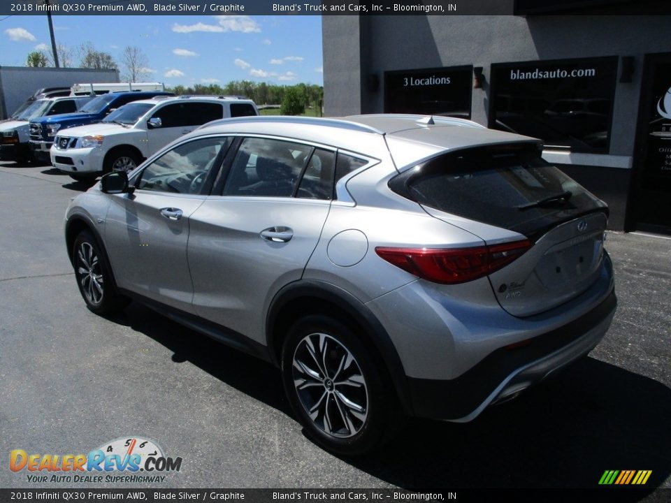 2018 Infiniti QX30 Premium AWD Blade Silver / Graphite Photo #3