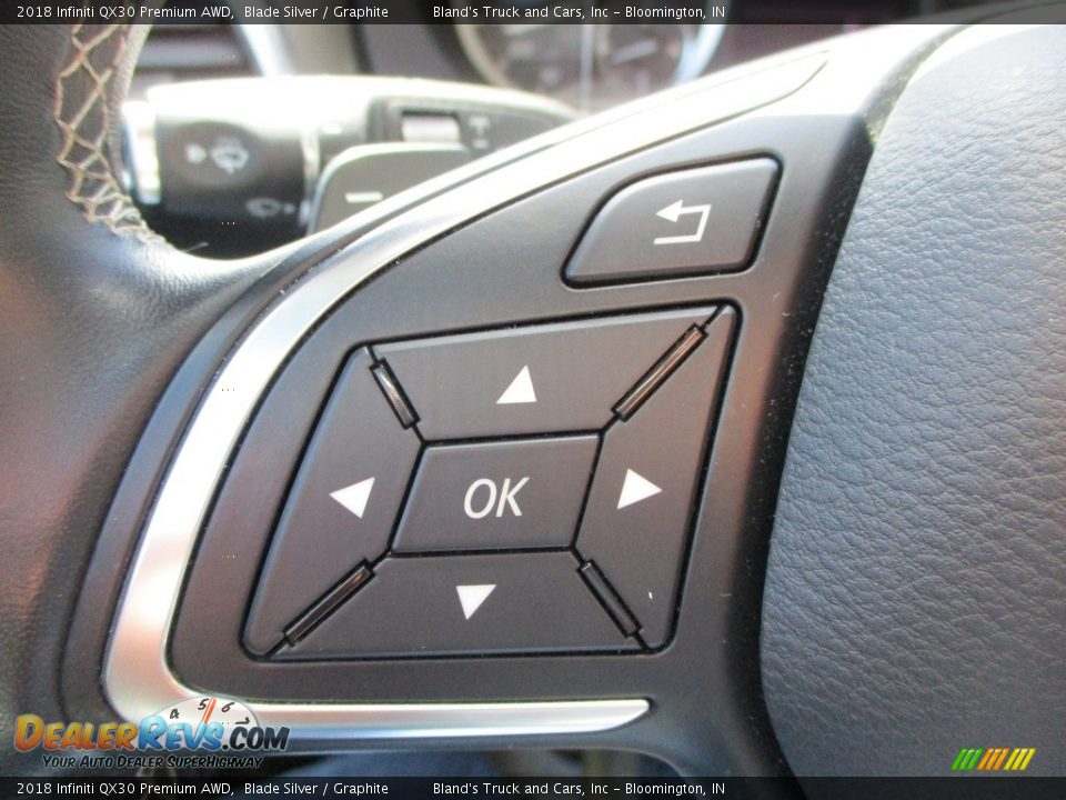 2018 Infiniti QX30 Premium AWD Steering Wheel Photo #11