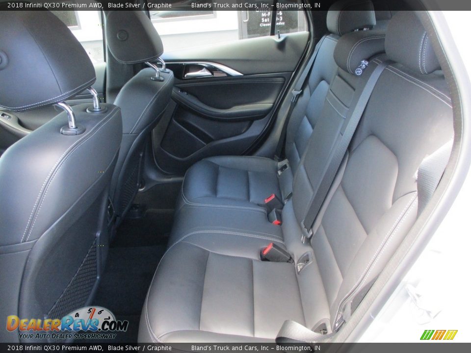 Rear Seat of 2018 Infiniti QX30 Premium AWD Photo #23