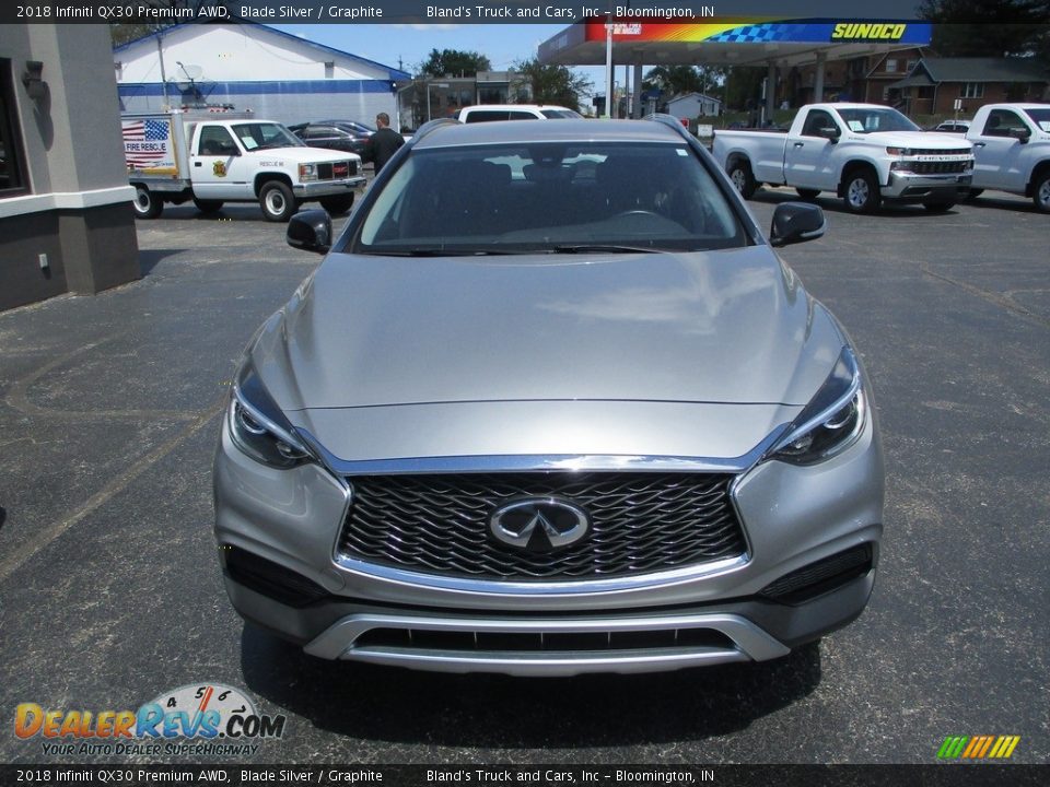 2018 Infiniti QX30 Premium AWD Blade Silver / Graphite Photo #24