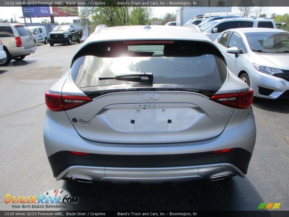 2018 Infiniti QX30 Premium AWD Blade Silver / Graphite Photo #25