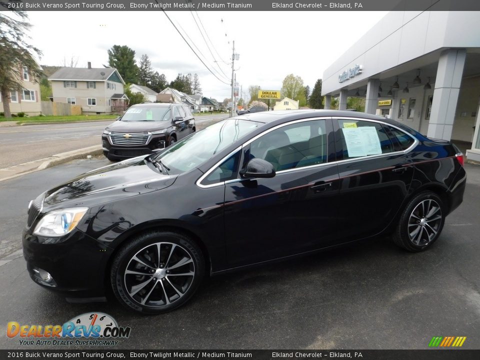 Ebony Twilight Metallic 2016 Buick Verano Sport Touring Group Photo #1