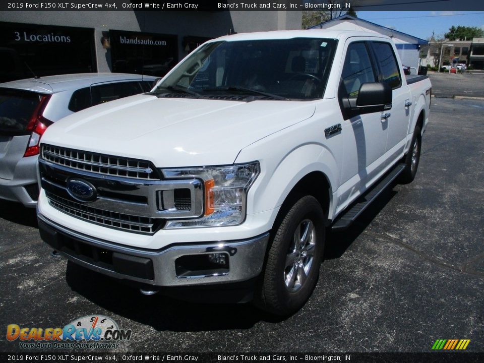 2019 Ford F150 XLT SuperCrew 4x4 Oxford White / Earth Gray Photo #2