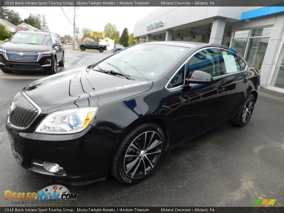 2016 Buick Verano Sport Touring Group Ebony Twilight Metallic / Medium Titanium Photo #2