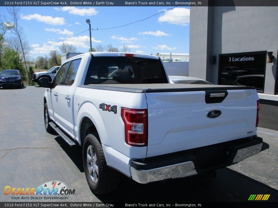 2019 Ford F150 XLT SuperCrew 4x4 Oxford White / Earth Gray Photo #3