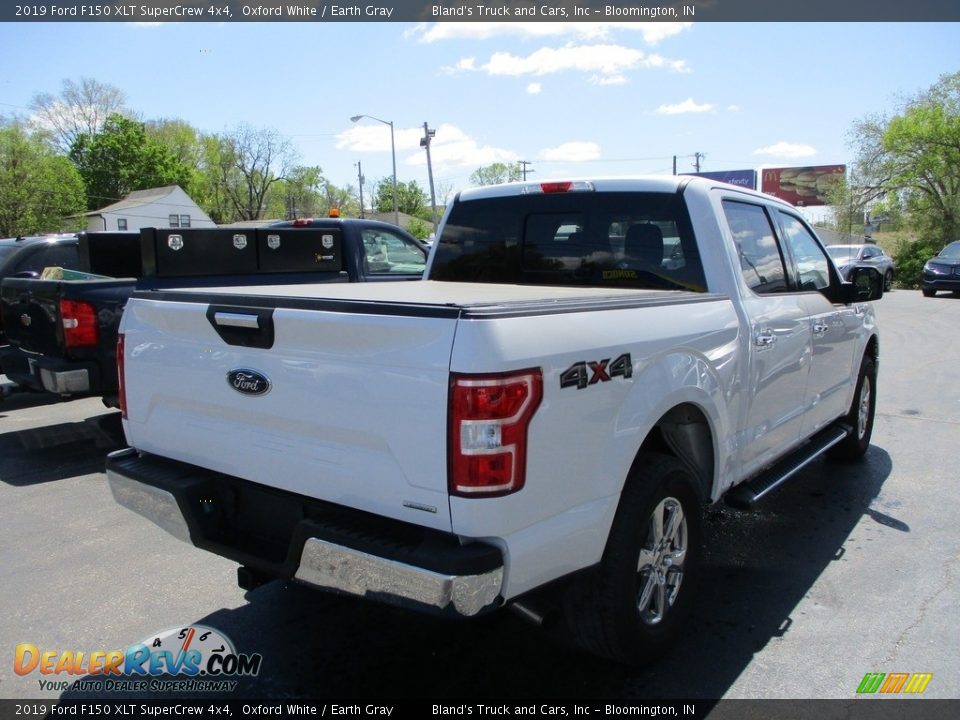 2019 Ford F150 XLT SuperCrew 4x4 Oxford White / Earth Gray Photo #4