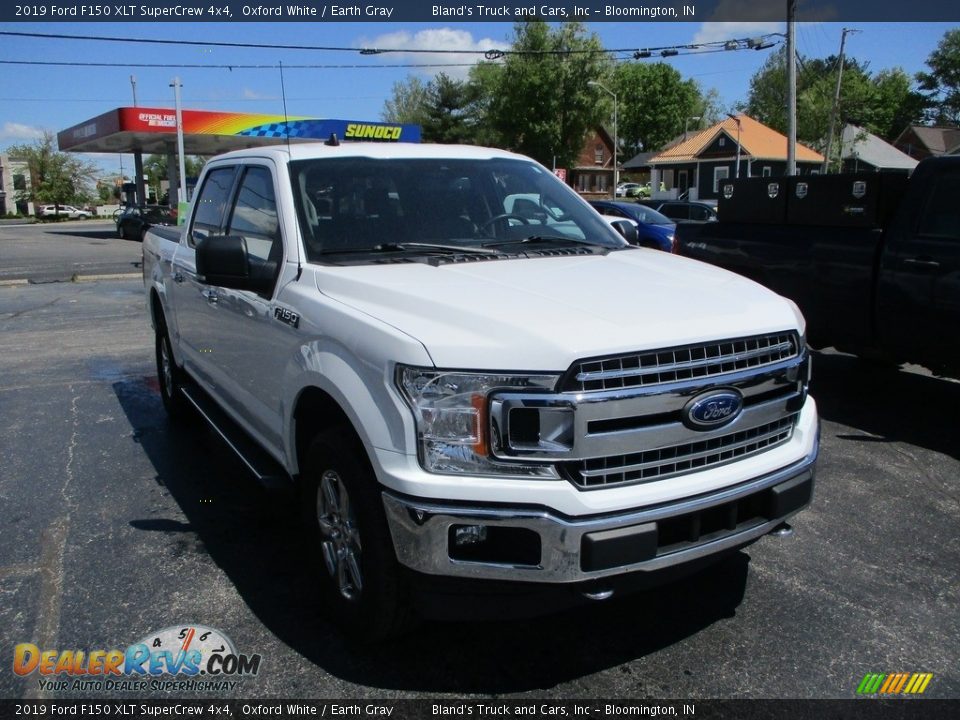 2019 Ford F150 XLT SuperCrew 4x4 Oxford White / Earth Gray Photo #5