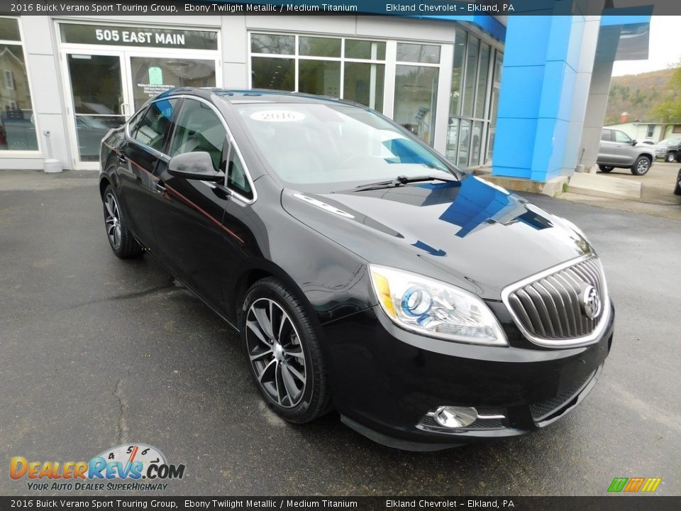 2016 Buick Verano Sport Touring Group Ebony Twilight Metallic / Medium Titanium Photo #5