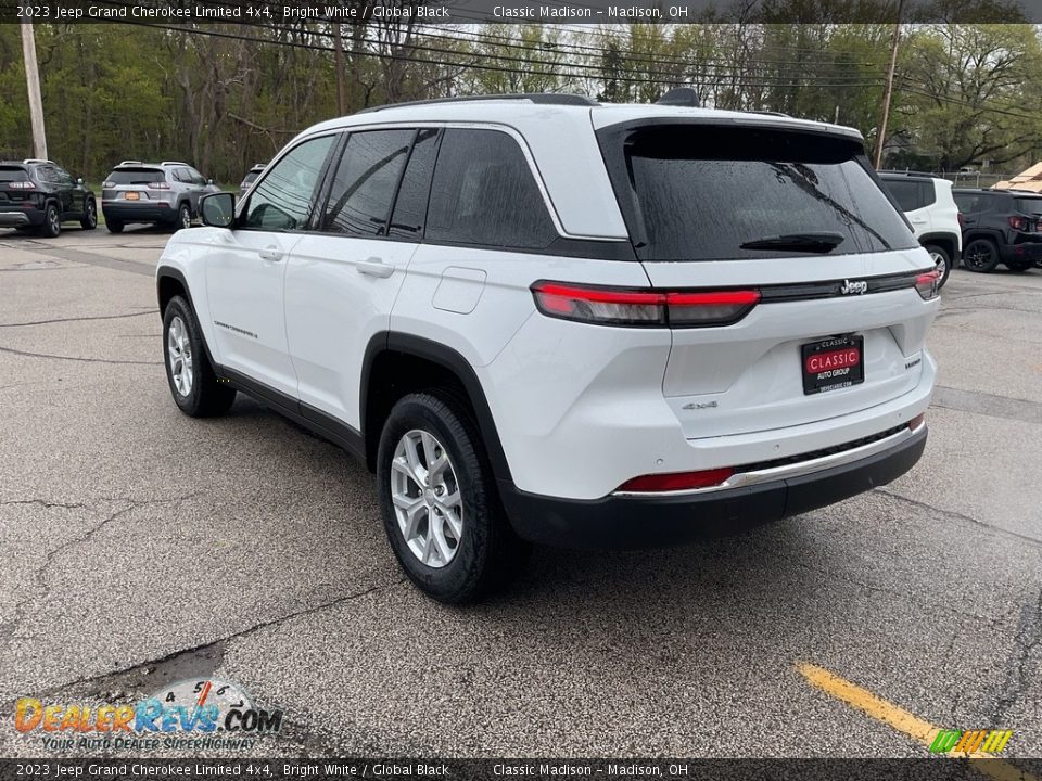 2023 Jeep Grand Cherokee Limited 4x4 Bright White / Global Black Photo #9