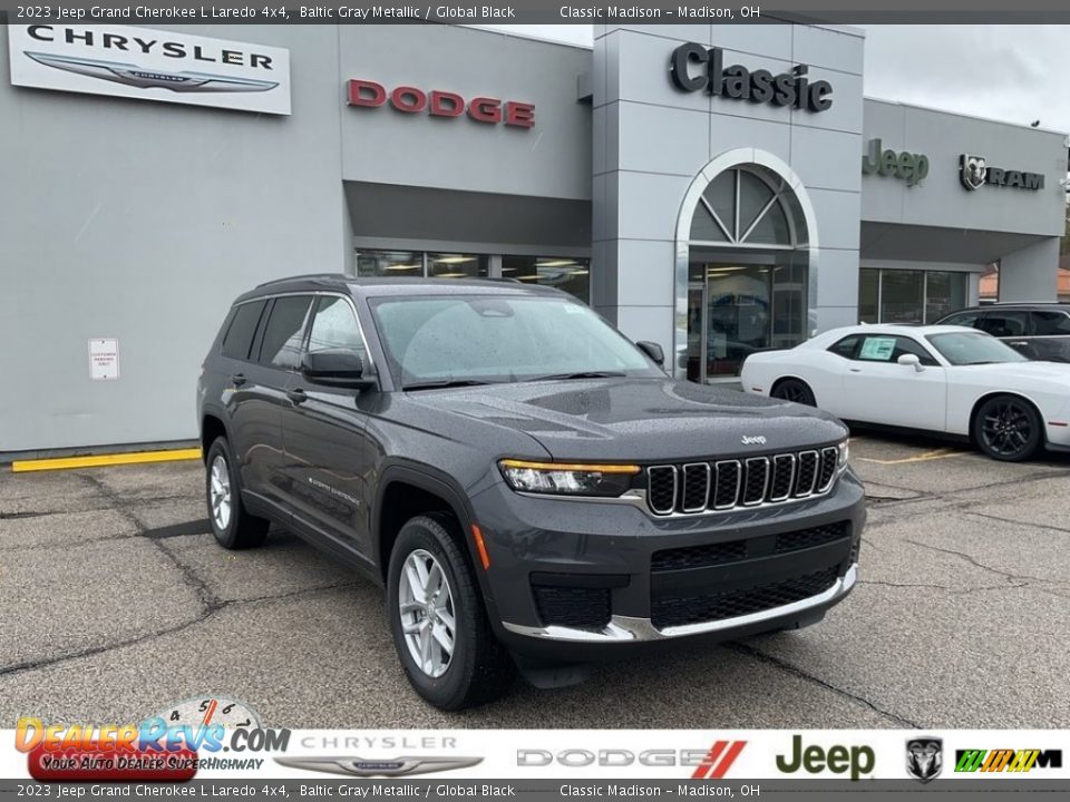 2023 Jeep Grand Cherokee L Laredo 4x4 Baltic Gray Metallic / Global Black Photo #1