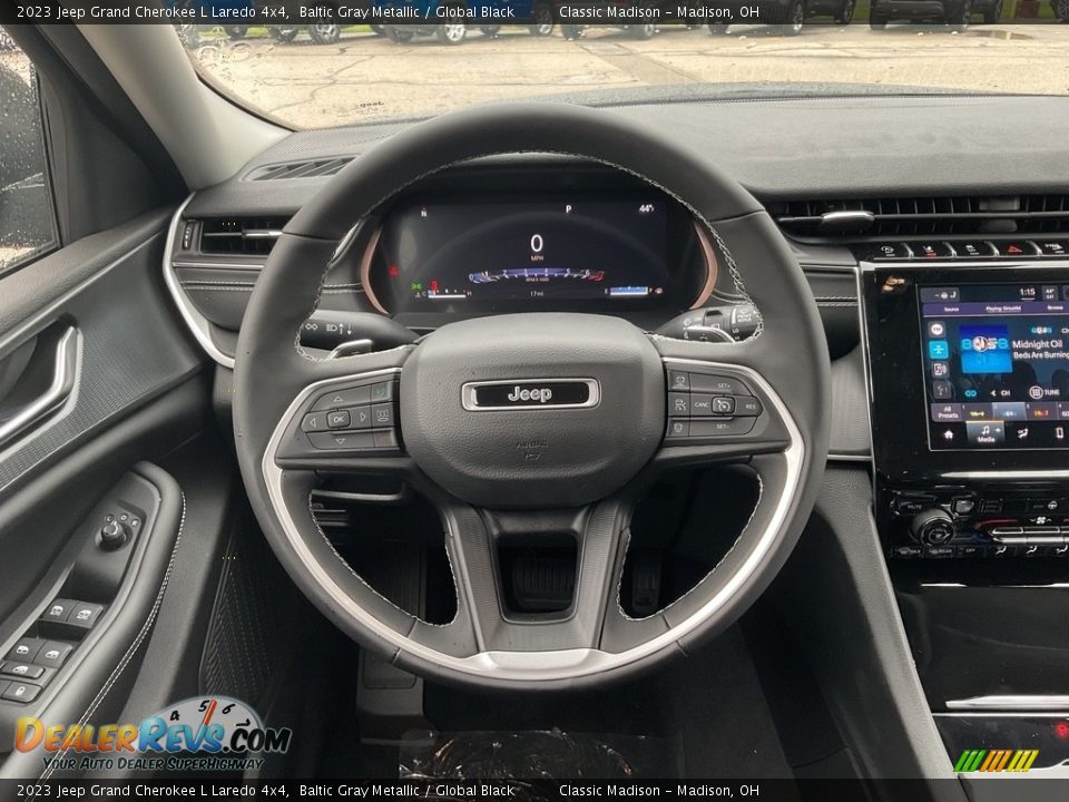 2023 Jeep Grand Cherokee L Laredo 4x4 Baltic Gray Metallic / Global Black Photo #5