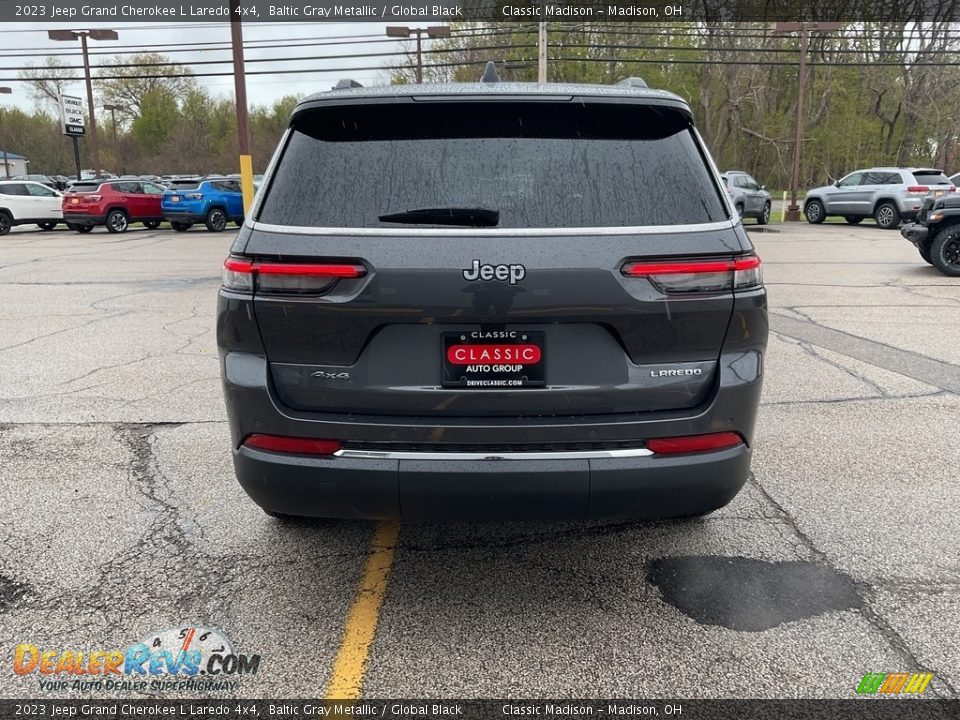 2023 Jeep Grand Cherokee L Laredo 4x4 Baltic Gray Metallic / Global Black Photo #12
