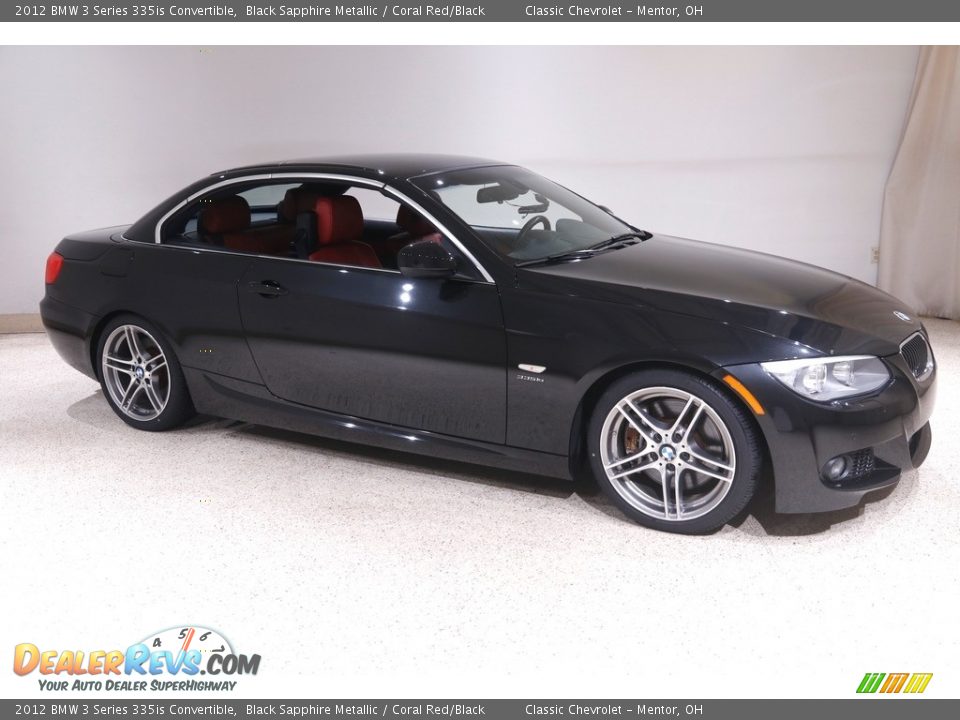 Black Sapphire Metallic 2012 BMW 3 Series 335is Convertible Photo #2