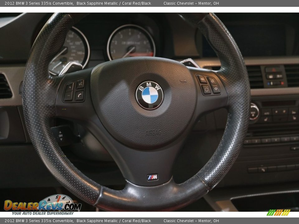 2012 BMW 3 Series 335is Convertible Steering Wheel Photo #8