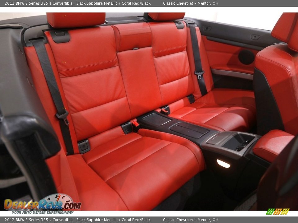 Rear Seat of 2012 BMW 3 Series 335is Convertible Photo #19