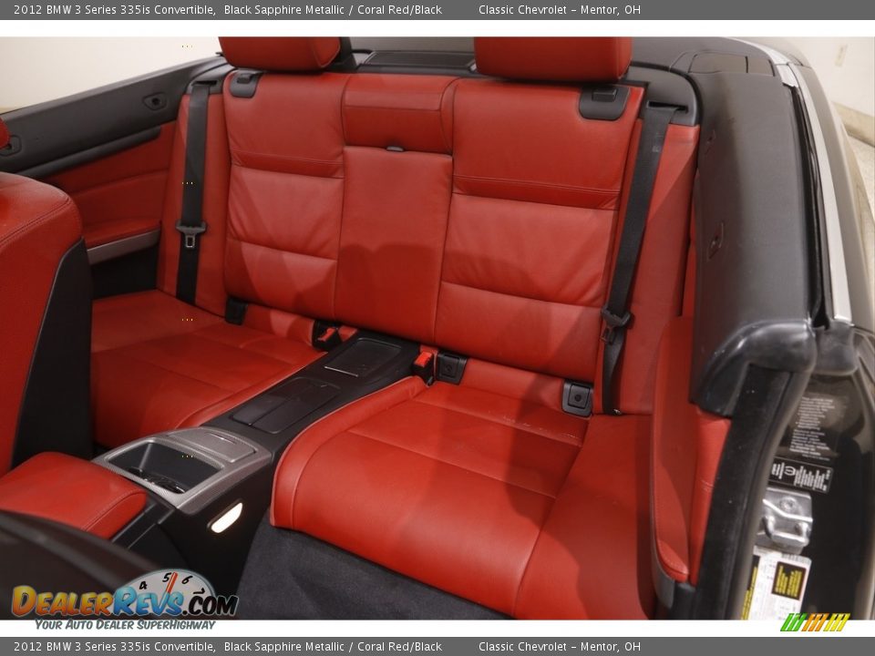 Rear Seat of 2012 BMW 3 Series 335is Convertible Photo #20