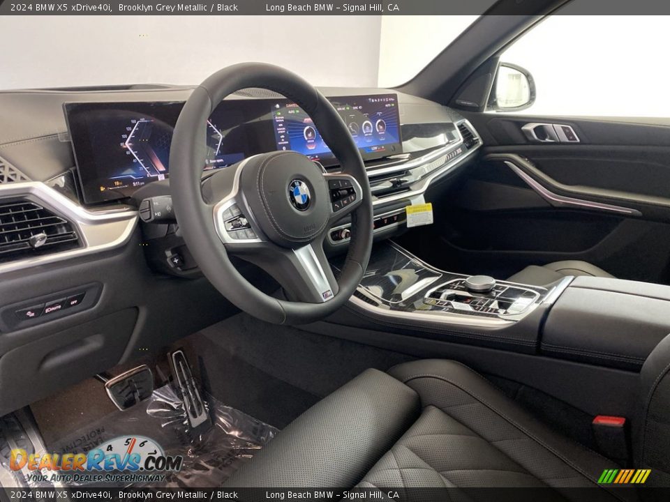 Black Interior - 2024 BMW X5 xDrive40i Photo #12
