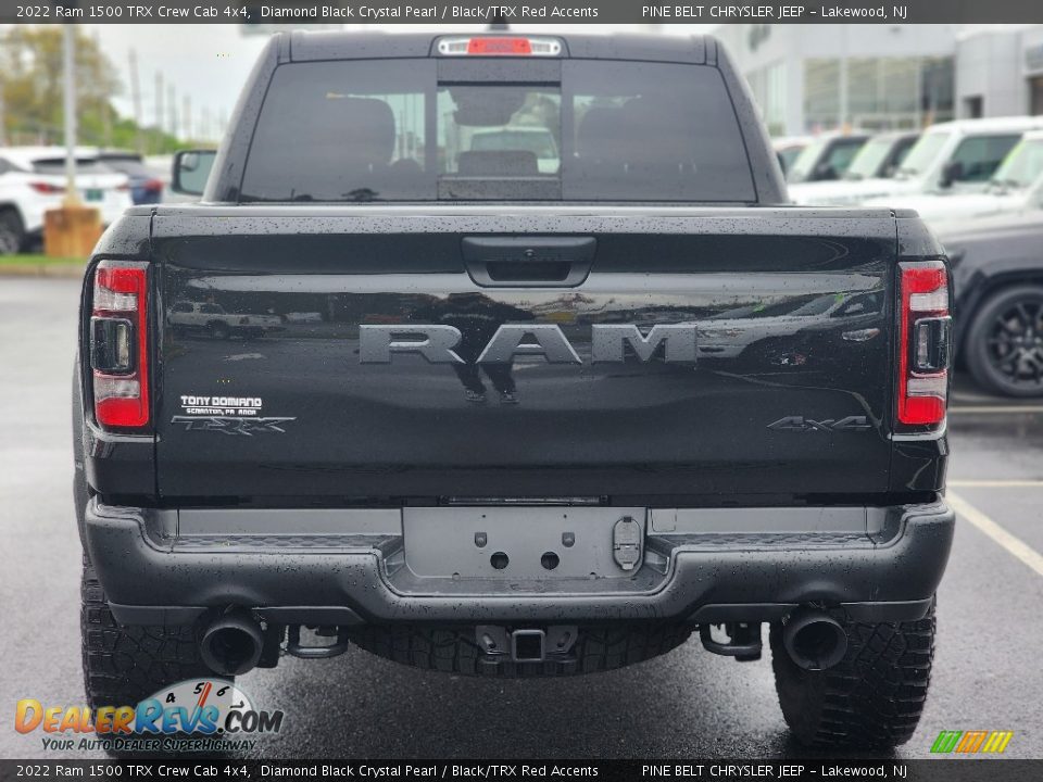 2022 Ram 1500 TRX Crew Cab 4x4 Diamond Black Crystal Pearl / Black/TRX Red Accents Photo #6