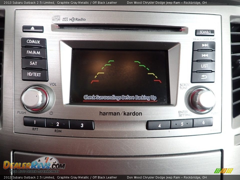 2013 Subaru Outback 2.5i Limited Graphite Gray Metallic / Off Black Leather Photo #3