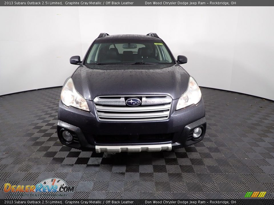 2013 Subaru Outback 2.5i Limited Graphite Gray Metallic / Off Black Leather Photo #5