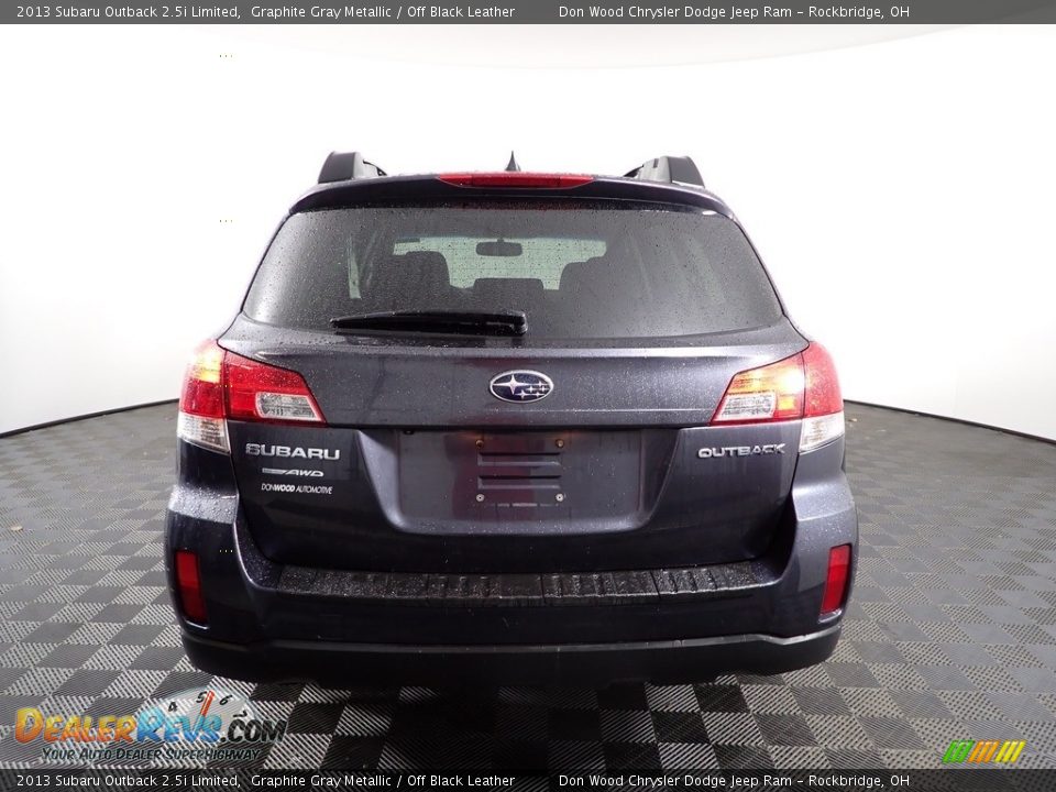 2013 Subaru Outback 2.5i Limited Graphite Gray Metallic / Off Black Leather Photo #8